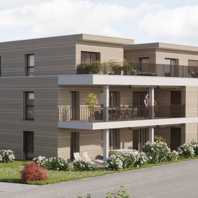 Oberzelgli by Krewo - Sichtbetonelemente ergänzen die Holzfassaden